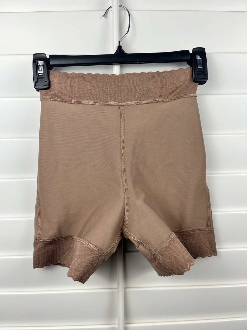 Meli’Belt High Waist Shapewear Shorts Tummy Control Butt Lifter Nude Size S